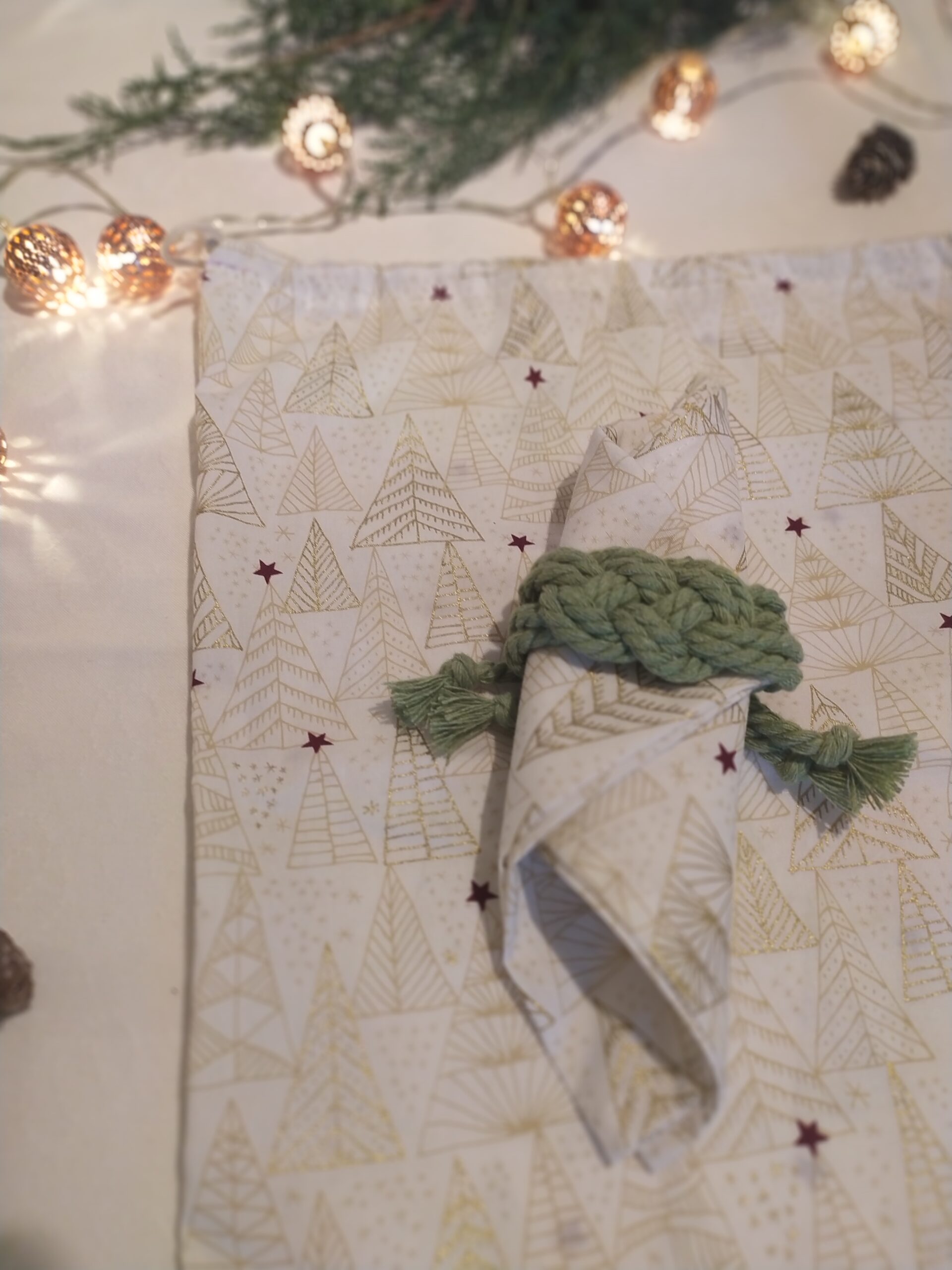 Owaster karácsonyi szütyő - fenyő - Image 2