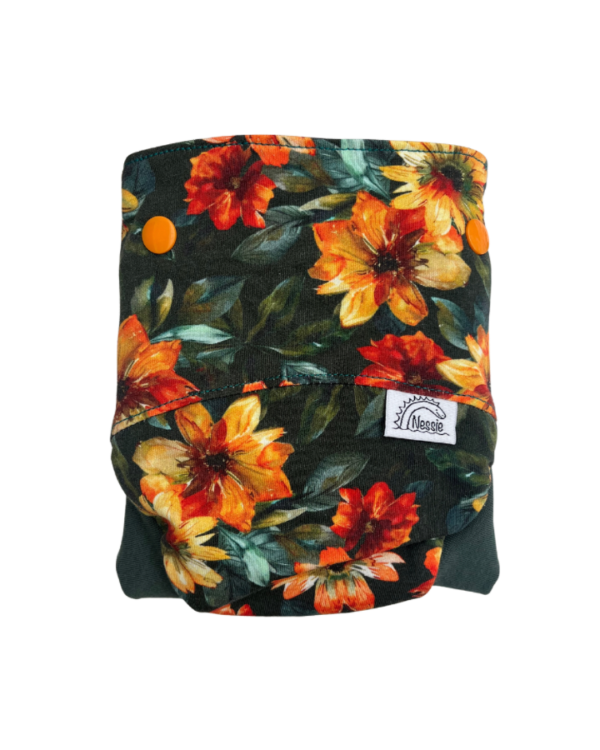 Csónakos mosható pelenka S - Orange blossom