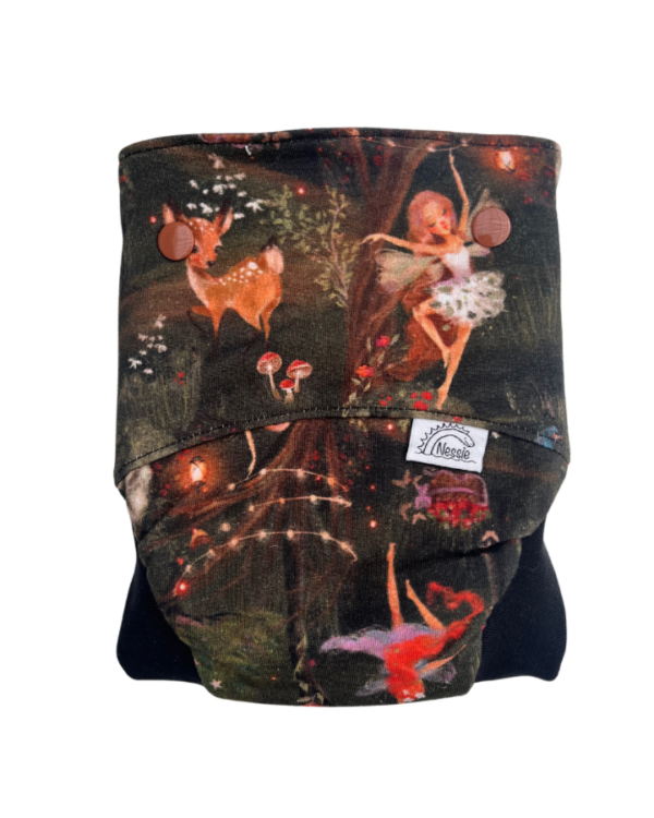 Csónakos mosható pelenka - M+ - Woodland fairy
