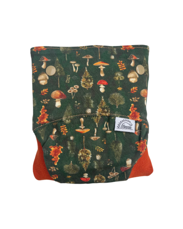 Csónakos mosható pelenka M - Mushroom Parade