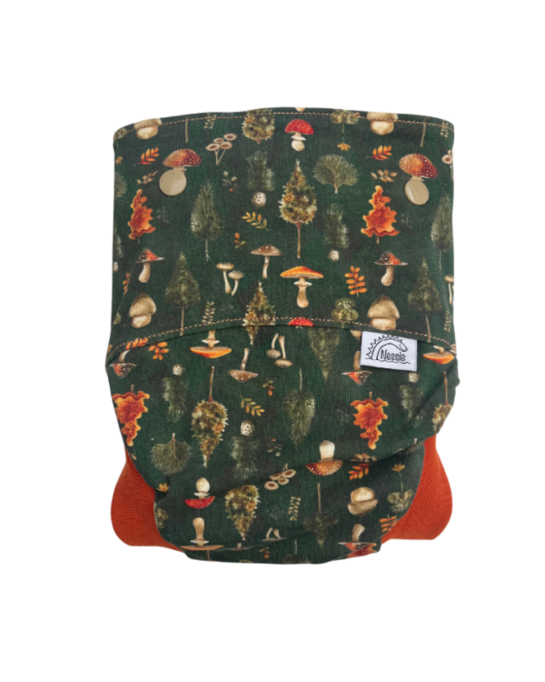 Csónakos mosható pelenka - L - Mushroom Parade