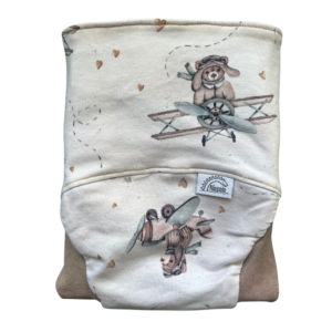 Csónakos mosható pelenka M+ - Airplanes