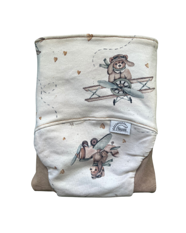 Csónakos mosható pelenka M+ - Airplanes