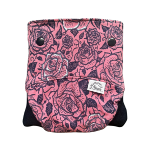 Csónakos mosható pelenka M - Blue rose