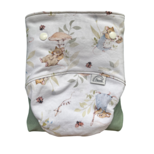 Csónakos mosható pelenka L - Field mice