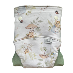 Csónakos mosható pelenka M+ - Field mice