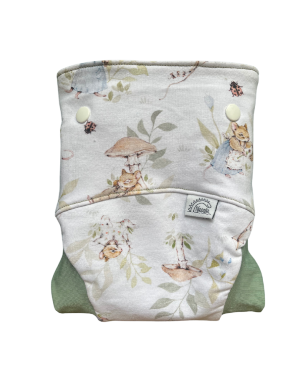Csónakos mosható pelenka M+ - Field mice