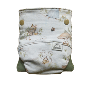 Csónakos mosható pelenka S - Field mice