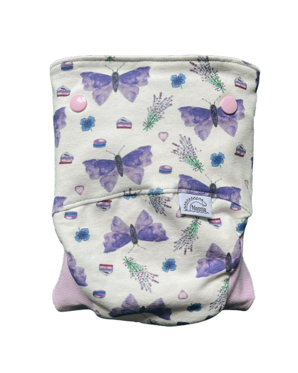 Csónakos mosható pelenka - L - Lavender dream