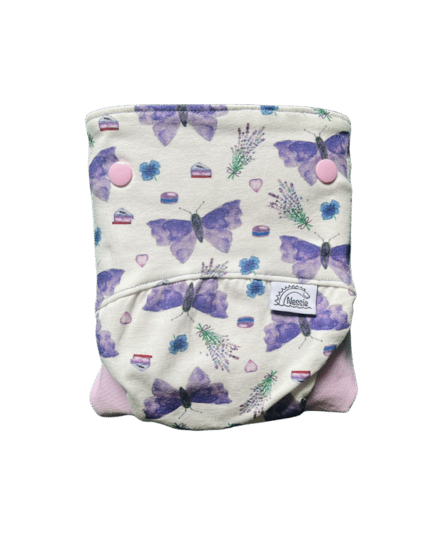 Csónakos mosható pelenka M - Lavender dream
