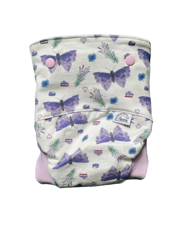 Csónakos mosható pelenka - M+ - Lavender dream