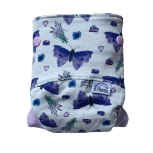 Csónakos mosható pelenka S - Lavender dream