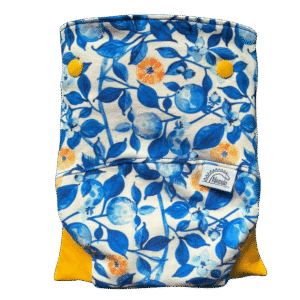 Csónakos mosható pelenka - M+ - Lemon Flower