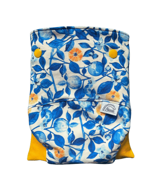 Csónakos mosható pelenka - M+ - Lemon Flower