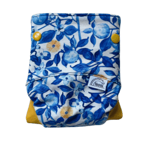 Csónakos mosható pelenka S - Lemon Flower