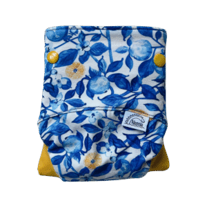 Csónakos mosható pelenka M - Lemon flower