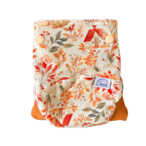 Csónakos mosható pelenka M - Mushroom house