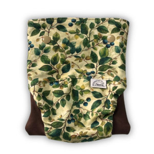 Csónakos mosható pelenka - M+ - Sloe berry