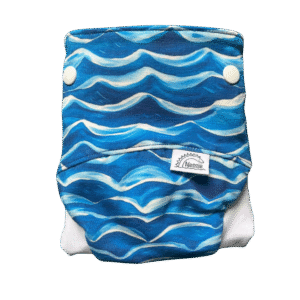 Csónakos mosható pelenka S - Waves