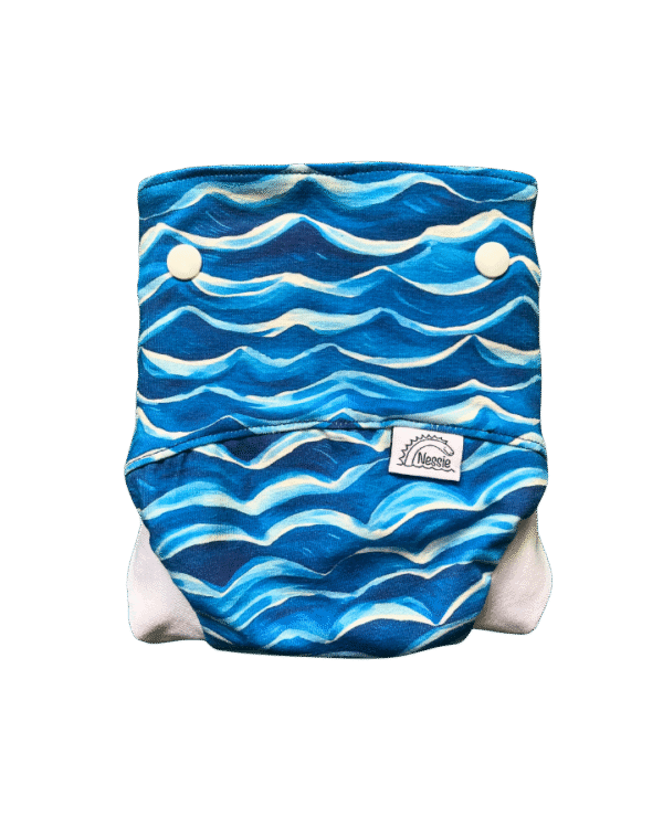 Csónakos mosható pelenka M - Waves